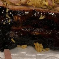 Bbq Spare Ribs · Five pieces.