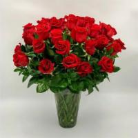 My Love · A large arrangement with three dozen of red roses.