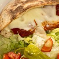 Meatball Parm - Sandwich · Our delicious meatball in a fresh baked pita or on a sub roll with melted mozzarella cheese ...