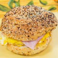 Cream Cheese Bagel  · Toasted cream cheese bagel