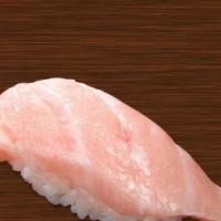 Fatty Tuna -Toro- · Blue fin toro. The fattiest part of the tuna sushi. 1 piece nigiri.