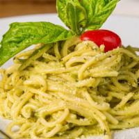 Pesto & Cream · PESTO SAUCE, CREAM AND PARMESAN