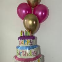 Birthday Bouquet  · Birthday balloons bouquet whith 4 latex helium balloons