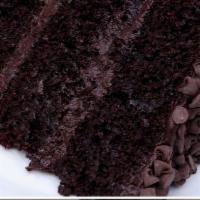 Chocolate Cake · This is a triple layer chocolate cake, covered in rich chocolate frosting and chocolate chip...