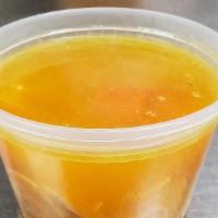 Large Sopa De Pollo · 16oz.  Chicken soup SOUPS AVAILABLE AFTER 10:30am