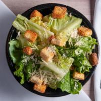 Side Caesar Salad  · Iceberg and romaine blend, croutons, and fresh grated parmesan cheese.
