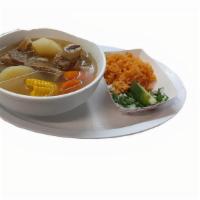 Caldo De Res / Beef Soup (Grande/Large) · CALDO DE RES / BEEF SOUP - only available in Large/Grande