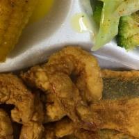 1 Piece Whiting (Fried Only)   · Comes with 2 side items. Optional to add shrimp.