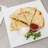 Chicken Quesadillas · Cheese Quesadillas with Chicken Added