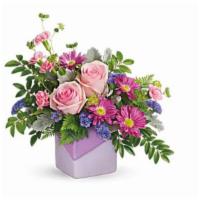 Omg  · Nothing says spring like a cube full of pretty pastel blooms! This one has a lovely iridesce...