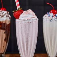 Classic Strawberry Shake · Classic shake with all the trimmimgs!