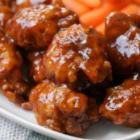 Honey Bbq · Breaded wings in a sweet BBQ sauce.