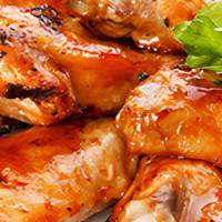 8 Hot & Spicy Chicken Wings · Our natural chicken, raised 100% vegetarian diet with no animal by-products and no antibioti...