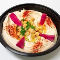Hummus App · Creamy mashed chickpeas blended with tahini, olive oil, garlic, and lemon.
