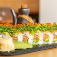 Alaska Roll (8 Pieces) · Salmon, cream cheese, and avocado.

*Consuming raw or undercooked fish, seafood, shellfish, ...
