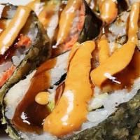 Mountain Roll (Deep Fried Roll) · Grilled tuna, crab, avocado, deep-fried with eel sauce and spicy mayo.(deep fried roll)