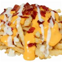 Ultimate Fries · Fries with melted cheese, bacon and ranch