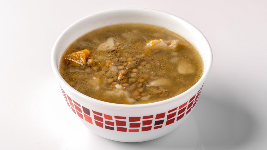 Lentil Soup · Lentil soup 100%.
