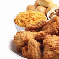 8 Piece Chicken Combo Meal · Hand Breaded Chicken, 2 wings, 2 thighs, 2 Breasts, 2 drumsticks served with your choice of ...