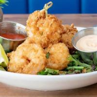 Prime Shrimp · Panko crusted shrimp served with spicy mayo.