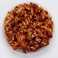 Crunchies · add some CRUNCH to your plate! sesame seeds, pumpkin seeds, sunflower seeds & agave, toasted...