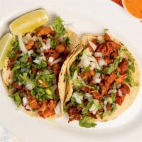 Taco · Taco: Choice of Steak, Pastor, Sausage, Carnitas or Chicken
Taco: De Asada, pastor, chorizo,...