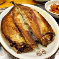 Go Deun Uh & Dwen Jang Jji Gae · Grilled mackerel & Korean bean paste soup