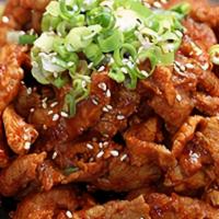 Jeyuk Bokum · Spicy stir fried pork