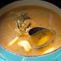 Parihuela · Seafood soup.
