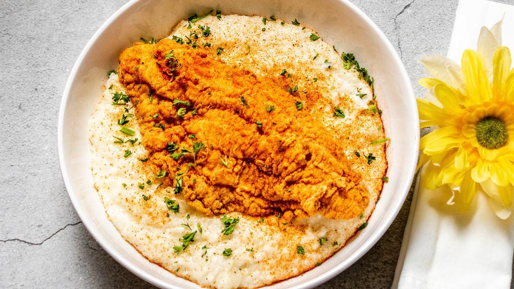 Catfish & Grits via It's Breakfast Time
