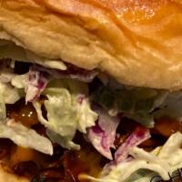 Shredded Jack · Pulled BBQ Jackfruit topped with crunchy homemade slaw.