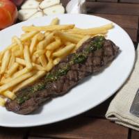 Grilled Steak Sandwich With One Side · 
