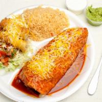Wet Burrito · Most Popular. Filled with meat, beans, and cheese. Side of rice with rolled beef taquitos. L...