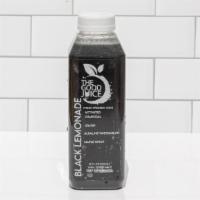 Black Lemonade · 16 oz Cold Pressed Lemons, Organic Maple Syrup, and Activated Charcoal