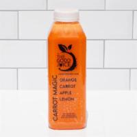 Carrot Magic · Fresh pressed organic juice containing carrots, oranges, apples, and lemon. Minimum order of...