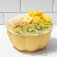 Tropical Smoothie Bowl · Organic fresh frozen fruit blended to perfection, topped with more fresh fruit and custom ga...