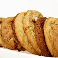 Half Dozen - 6 Cookies · Choose 6 cookie flavors. Freshly baked daily!