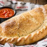 Cheese Calzone · Crisp baked Italian turnover with Rosati's pizza sauce, mozzarella cheese & choice of ingred...