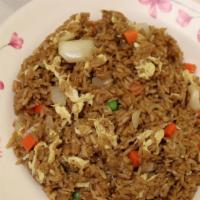 Fried Rice (Small) · with egg, onion, peas,carrots.
