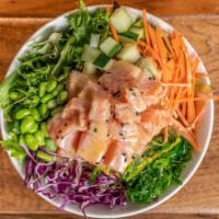 Poke Bowl Salmon & Passion Fruit Rice · Consuming raw or under cooked meats, poultry, seafood, shellfish, or eggs may increase your ...