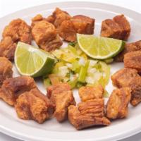 Fried Pork Belly (Chicharrones) · Side order of Fried Pork Belly