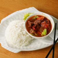 Tomato Beef Stew · This is a traditional Chinese hearty dish. The stew is slow cooked with
chunks beef, tomatoe...