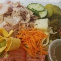 Chef Salad · Ham, turkey, provolone, and american.