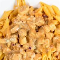 Skillet Lasagna · Meatballs, mozzarella, ricotta, Romano, garlic, spinach, marinara sauce.
