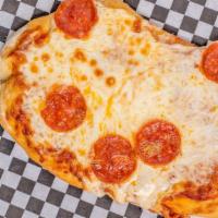 Poppin Pepperoni Flatbread · Tony's pepperoni is a spicy and full of flavor! With mozzarella cheese and sprinkled with ga...