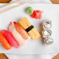 Lunch Special Combo · Choice one of following california roll philadelphia roll vegetable roll crab mert cream che...