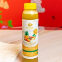 Cold-Pressed Pine & Ginger Juice 12 Oz · Organic pineapple and ginger. No sugar and water added