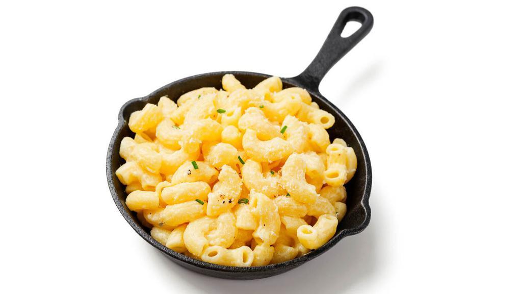 Macaroni & Cheese Bites · Mac & Cheese formed into bite sized balls, breaded, and fried until golden and crispy.