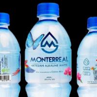 Monterreal Artesian Alkaline Water · Monterreal Artesian Alkaline Water is sourced from a natural artesian aquifer in the mountai...