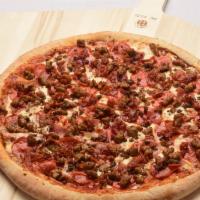 All The Meats · Pepperoni, beef, bacon, ham & Italian sausage